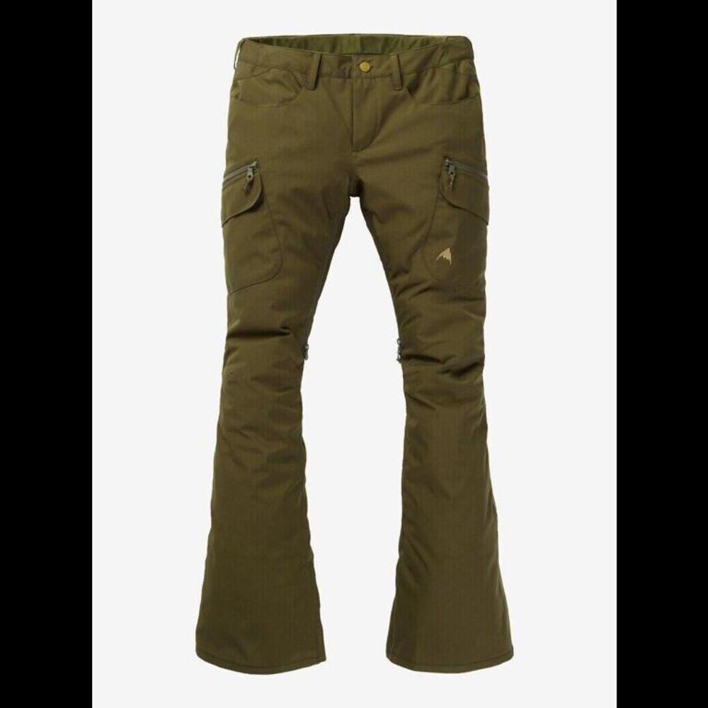 Women's Burton Gloria Forest Green Pants, Small - Winter